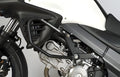 BARRE PARAMOTORE PROTEZIONE ADVENTURE R&G PER SUZUKI DL 650 V-STROM 2004 > 2012 NERO