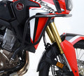 BARRE PARAMOTORE PROTEZIONE ADVENTURE R&G SUPERIORE PER HONDA CRF 1000 L AFRICA TWIN 2016 > 2019 NERO