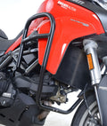 BARRE PARAMOTORE PROTEZIONE ADVENTURE R&G PER DUCATI MULTISTRADA 950 2017 > 2019 NERO