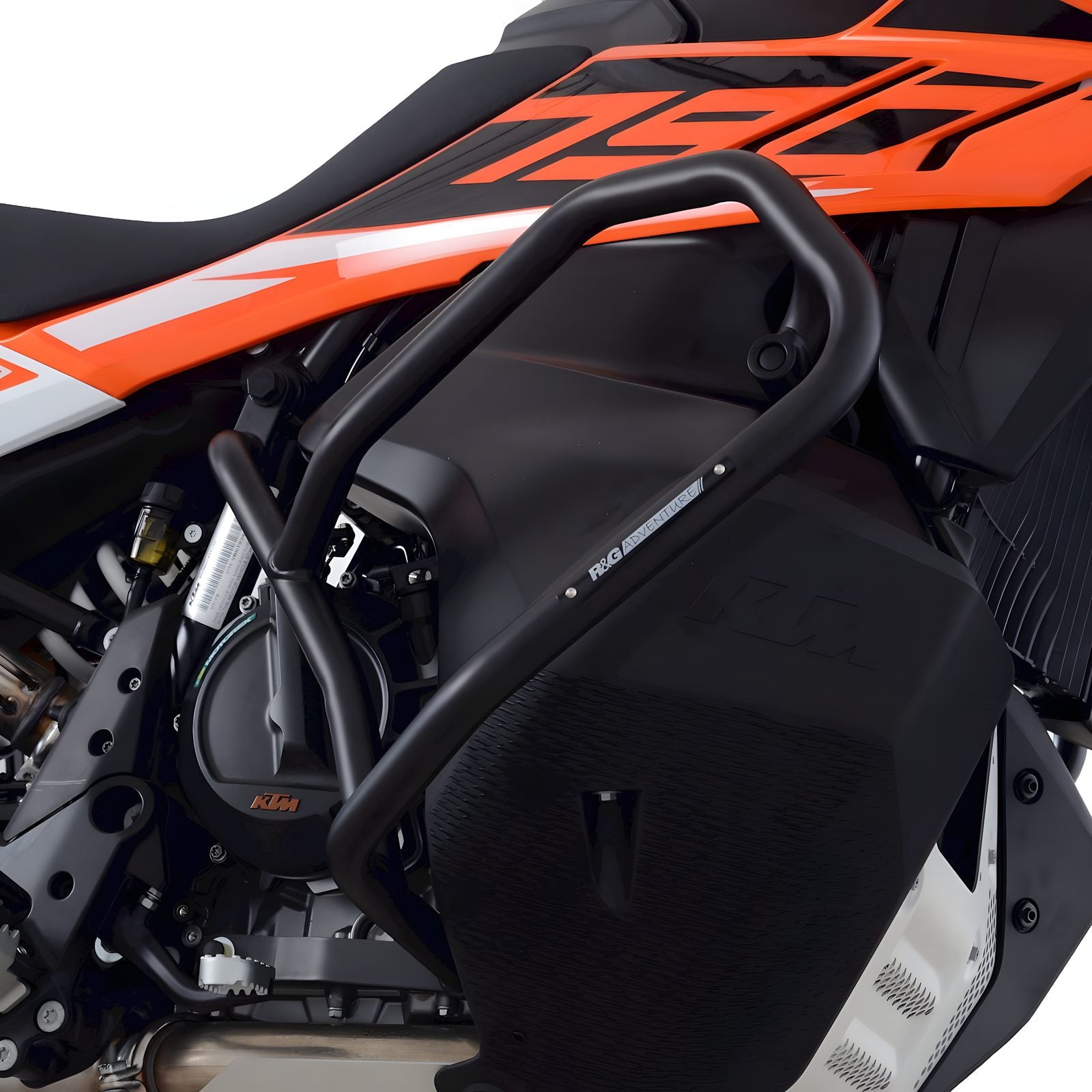 BARRE PARAMOTORE R&G PER KTM 890 ADVENTURE 2020 > 2022 ARANCIO AB0050OR