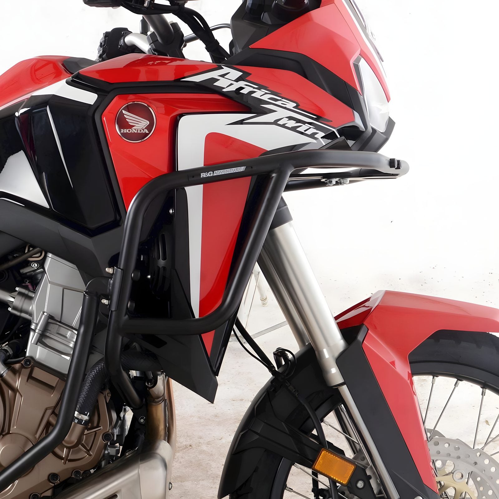BARRE PARAMOTORE SUP. PER HONDA CRF 1100L AFRICA TWIN NON-DCT 2020 > 2023 NERO