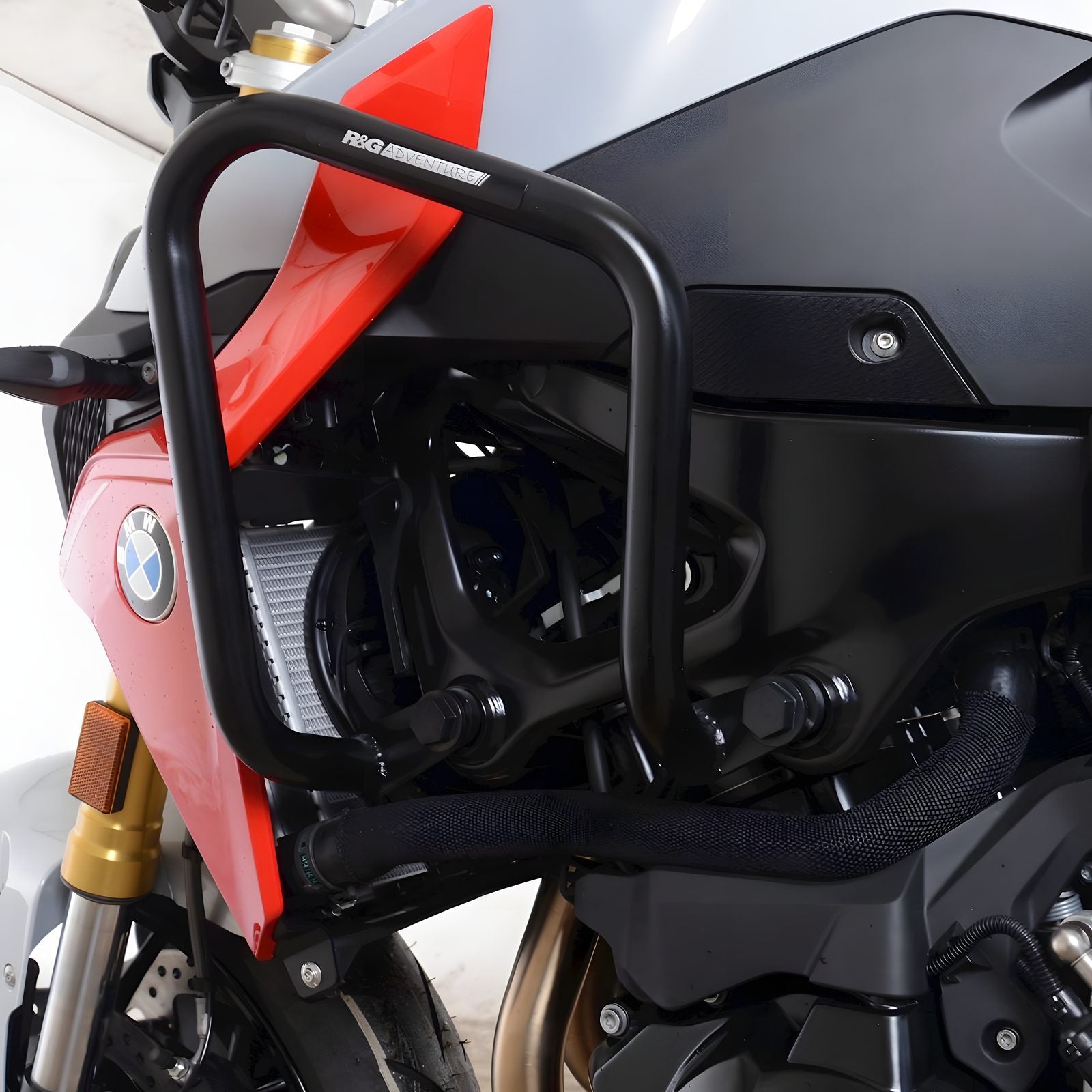 BARRE PARAMOTORE SUPERIORE R&G PER BMW F 900 R 2020 > 2024 SILVER AB0064SI