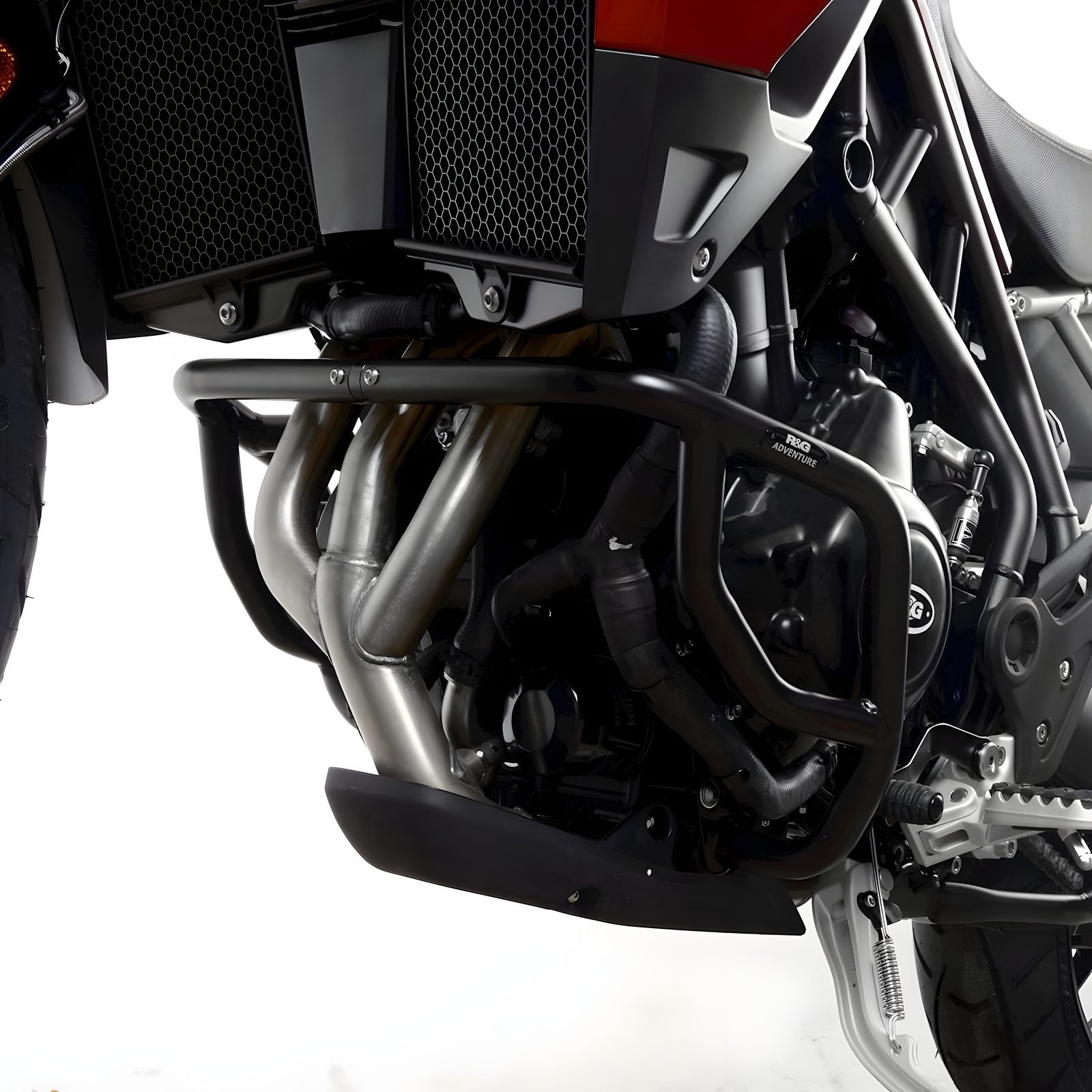 BARRE PARAMOTORE INFERIORE R&G PER TRIUMPH TIGER 900 RALLY PRO 2020 > 2024 NERO