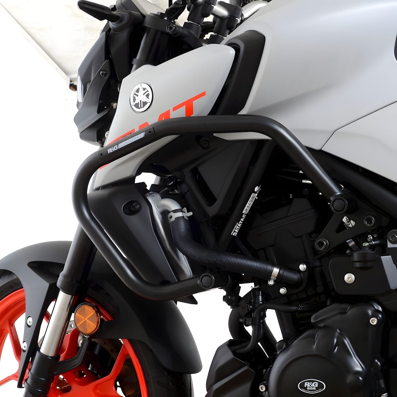 BARRE PARAMOTORE ADVENTURE R&G PER YAMAHA MT-03 2016 > 2024 NERO AB0069BK