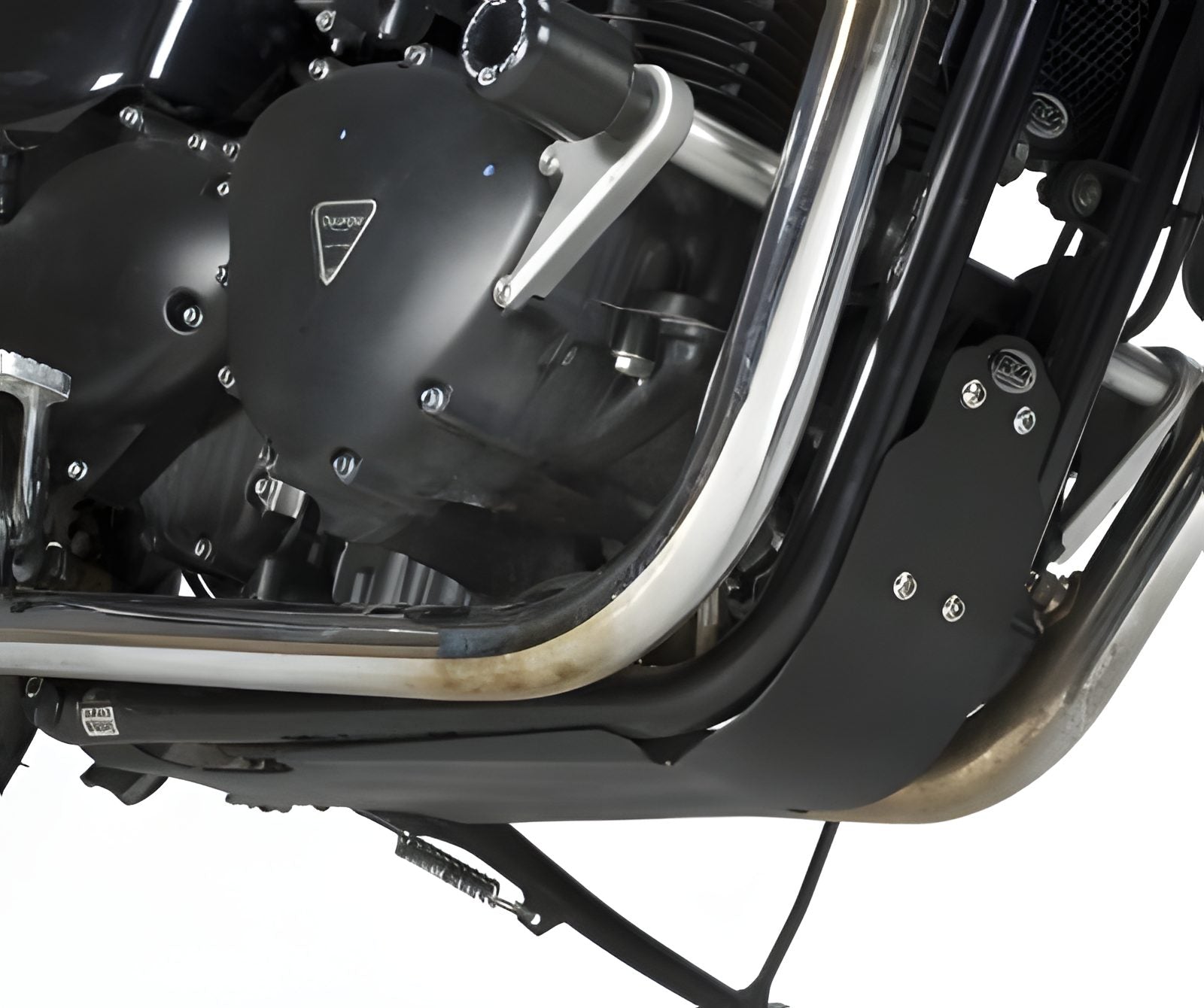 PARACOPPA R&G COMPATIBILE PER TRIUMPH THRUXTON 900 2008 > 2015 NERO BP0001BK