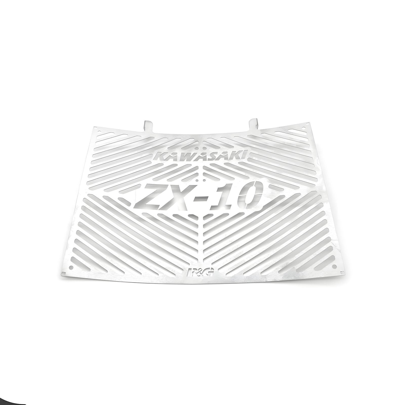 PROTEZIONE RADIATORE CON LOGO R&G PER KAWASAKI ZX-10 RR 2021 > 2024 INOX