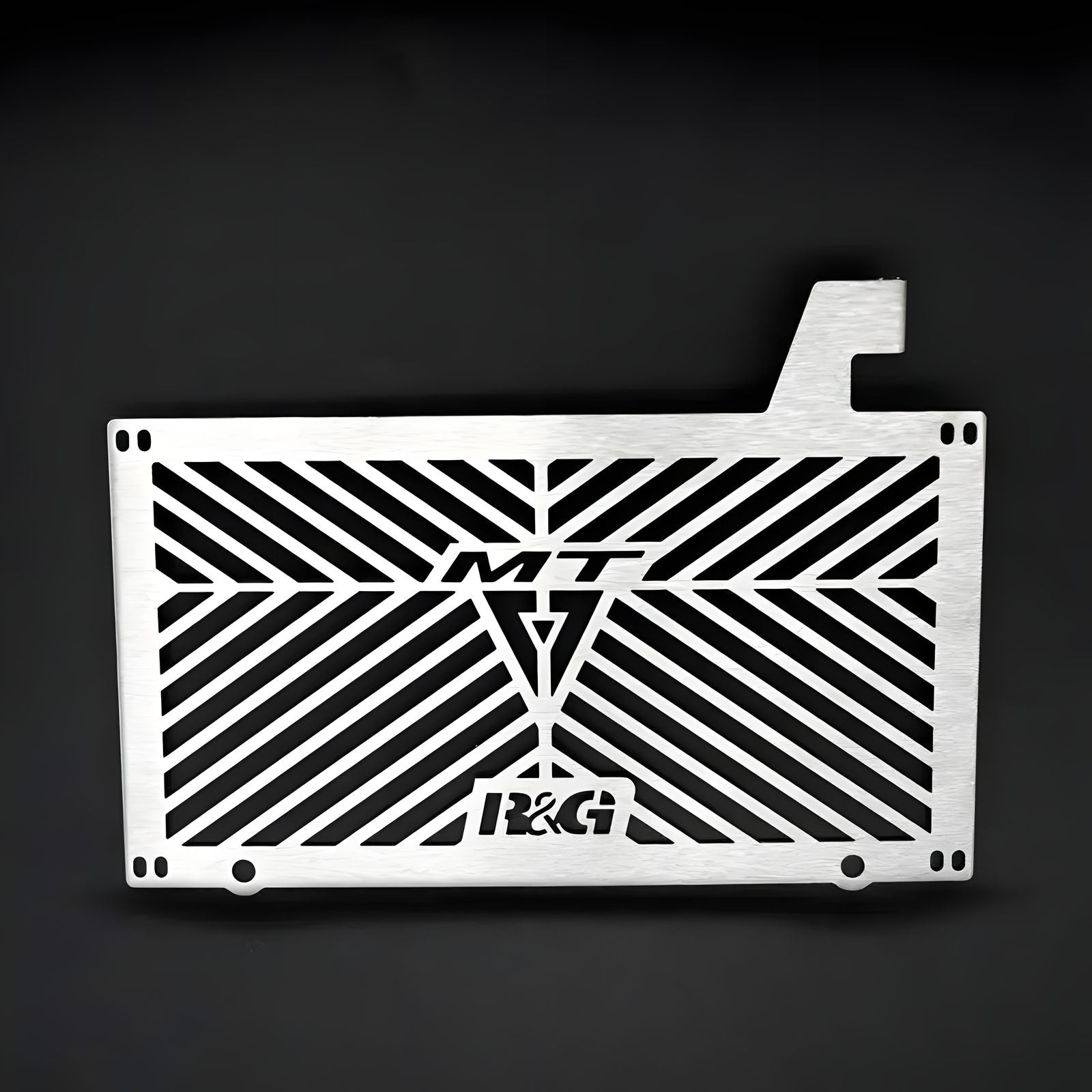 PROTEZIONE RADIATORE CON LOGO R&G PER YAMAHA MT-125 2020 > 2025 INOX BRG0031SS