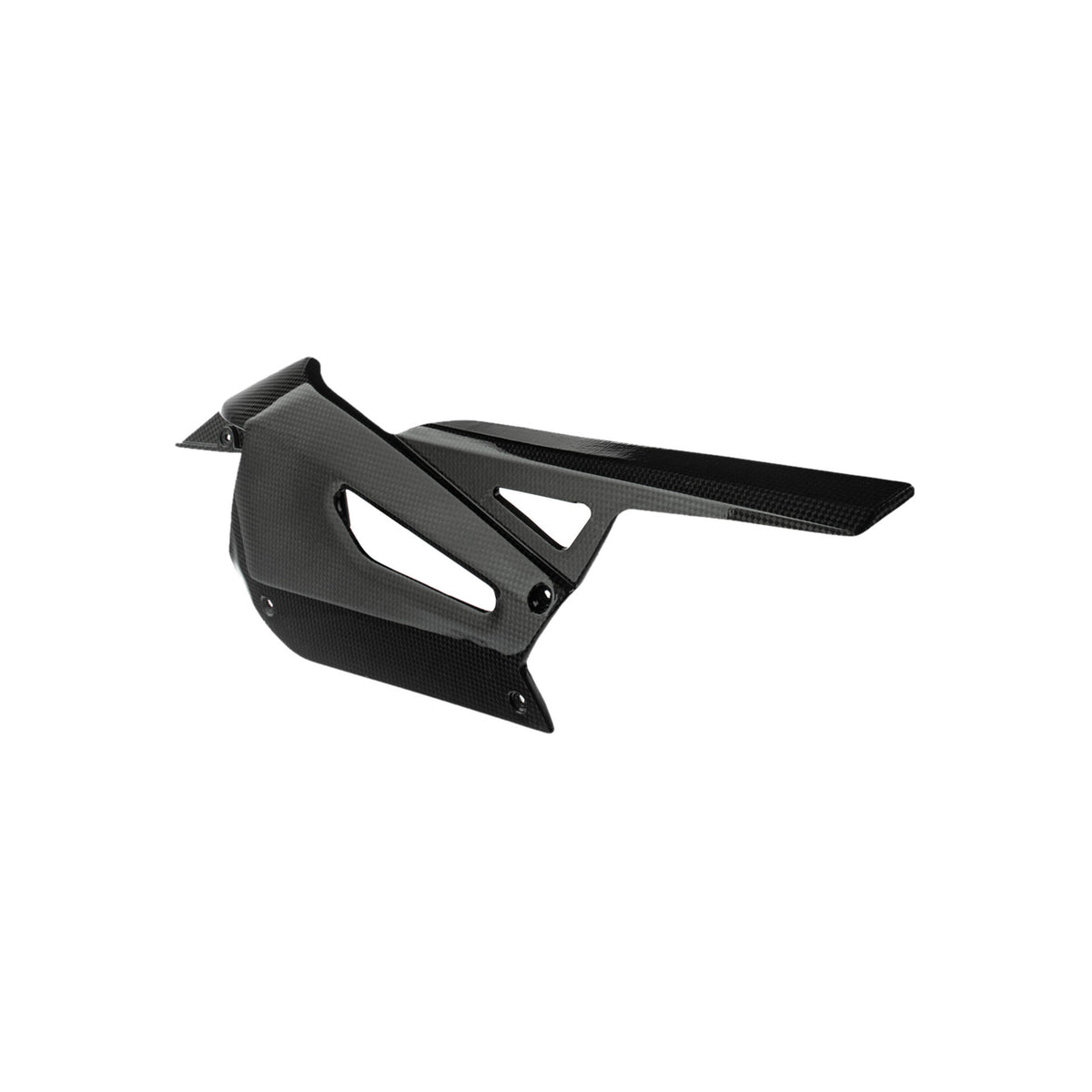 PARACATENA IN CARBONIO LIGHTECH COMPATIBILE PER APRILIA TUONO 660 2020 > 2025 1 PEZZO NERO LUCIDO CARA0612