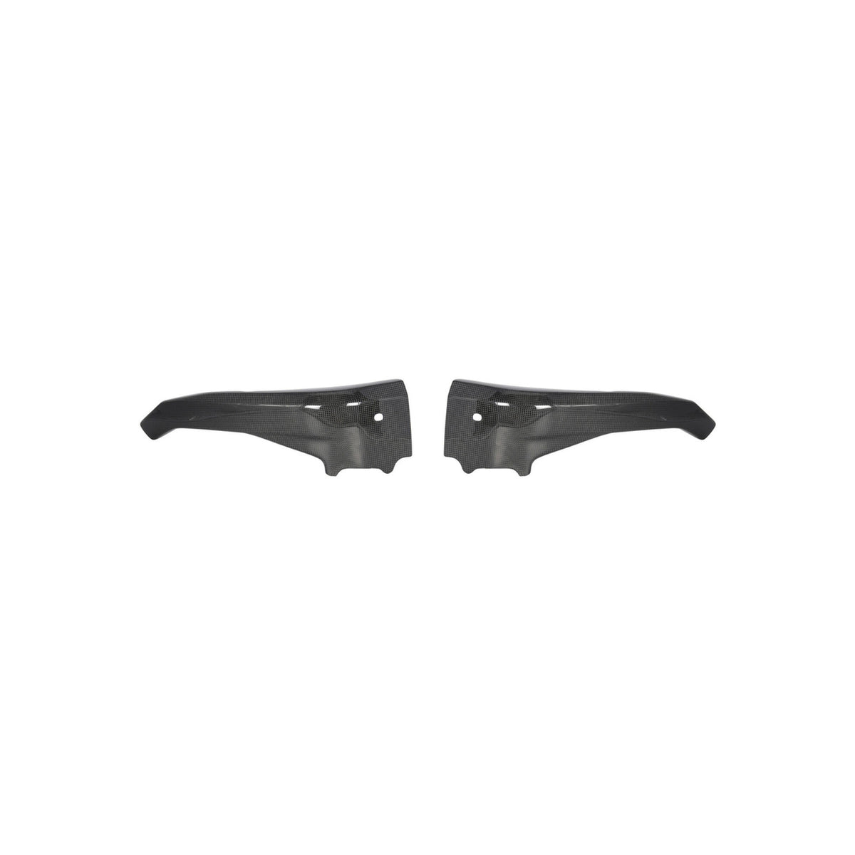 PROTEZIONI TELAIO IN CARBONIO LIGHTECH COMPATIBILE PER APRILIA RS 660 2020 > 2025 COPPIA NERO LUCIDO CARA0650