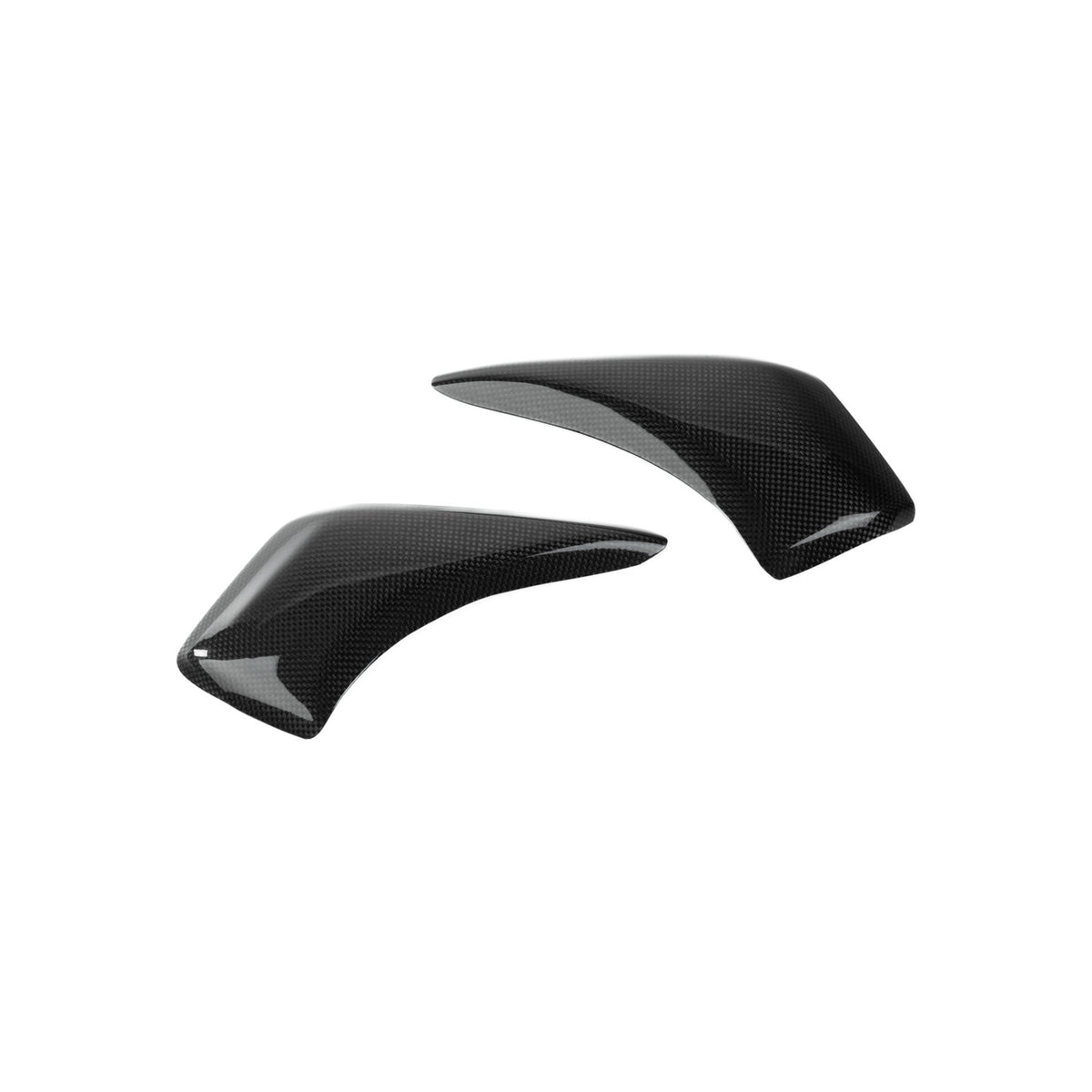 PROTEZIONI SERBATOIO LATERALI IN CARBONIO LIGHTECH COMPATIBILE PER APRILIA TUONO V4 1100 FACTORY 2021 > 2024 COPPIA NERO LUCIDO CARA2090