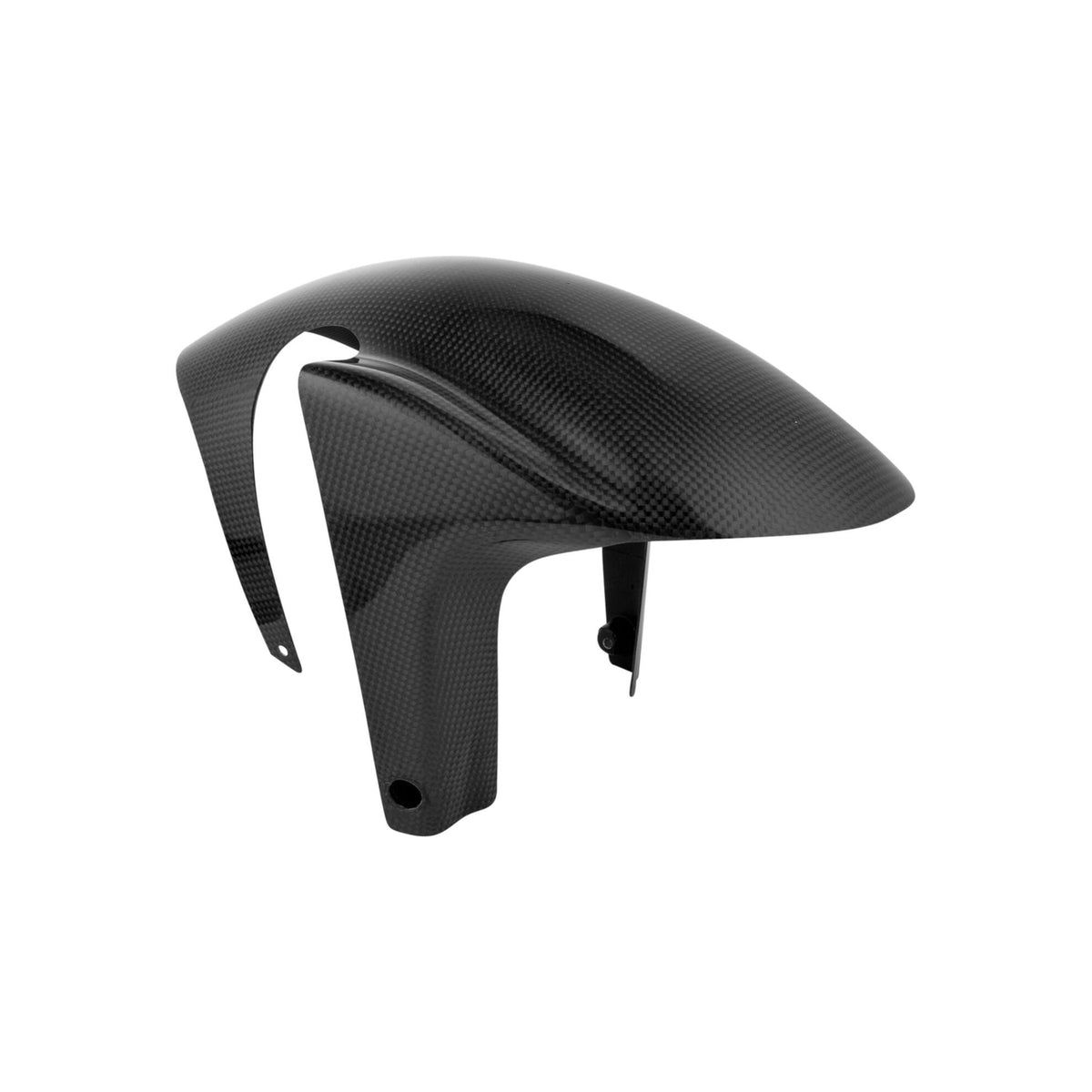 PARAFANGO ANTERIORE IN CARBONIO LIGHTECH COMPATIBILE PER APRILIA RSV4 2009 > 2019 1 PEZZO NERO LUCIDO CARA3010