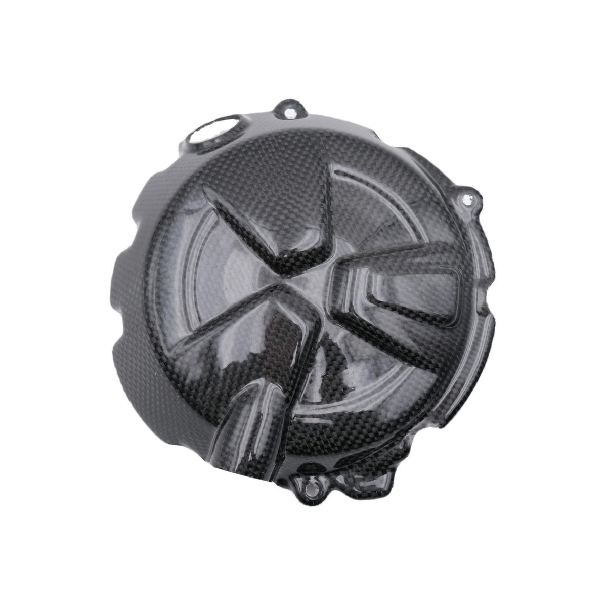 PROTEZIONE CARTER FRIZIONE IN CARBONIO LIGHTECH COMPATIBILE PER BMW S 1000 R 2021 > 2024 1 PEZZO NERO LUCIDO CARB1930