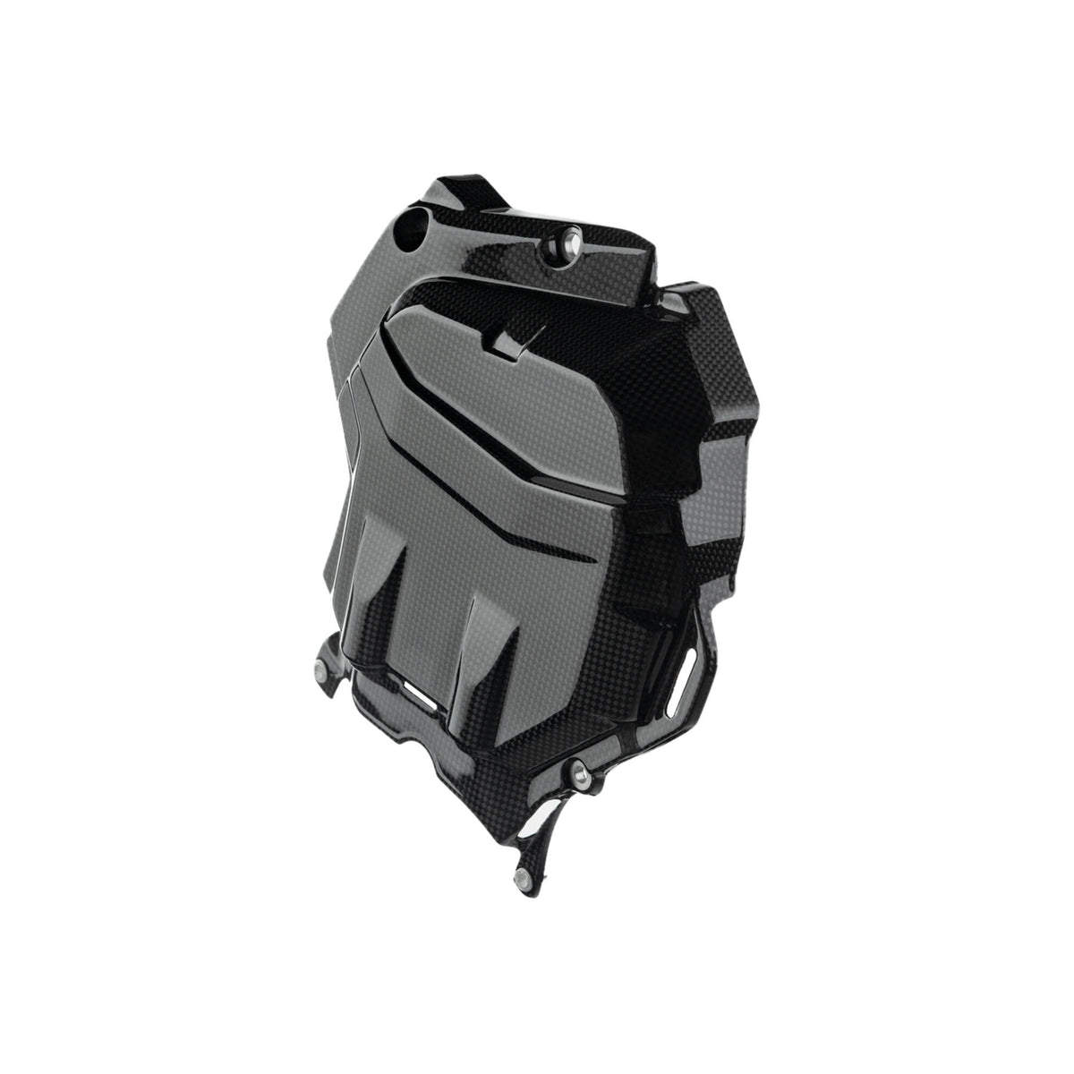 PROTEZIONE TESTA CILINDRO IN CARBONIO COVER TESTE MOTORE DESTRO LIGHTECH COMPATIBILE PER DUCATI MULTISTRADA V4 PIKES PEAK 2022 > 2024 1 PEZZO NERO LUCIDO CARD0241
