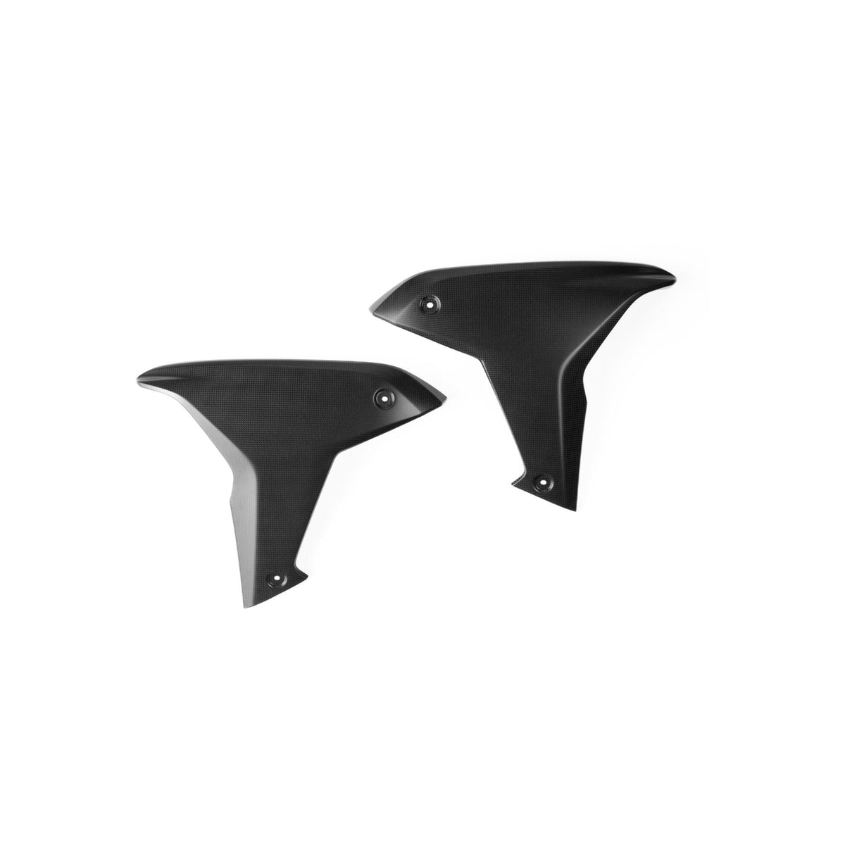 FIANCHETTI CARENA LATERALE IN CARBONIO DX+SX LIGHTECH COMPATIBILE PER DUCATI MULTISTRADA V4 S 2021 > 2023 COPPIA NERO OPACO CARD0281M