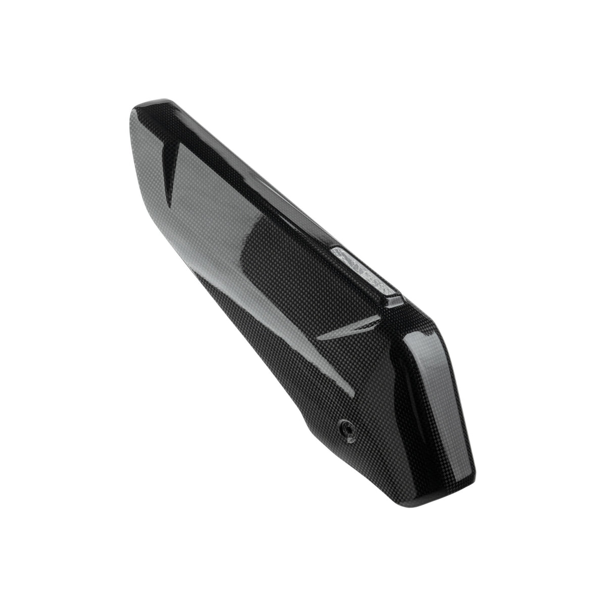 PROTEZIONE SCARICO ORIGINALE IN CARBONIO LIGHTECH COMPATIBILE PER DUCATI MULTISTRADA V4 PIKES PEAK 2022 > 2024 1 PEZZO NERO LUCIDO CARD0285