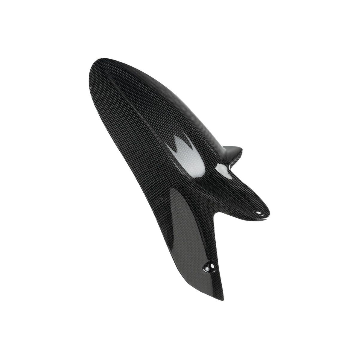 PARAFANGO POSTERIORE IN CARBONIO LIGHTECH COMPATIBILE PER DUCATI HYPERMOTARD 950 2019 > 2024 1 PEZZO NERO LUCIDO CARD0420