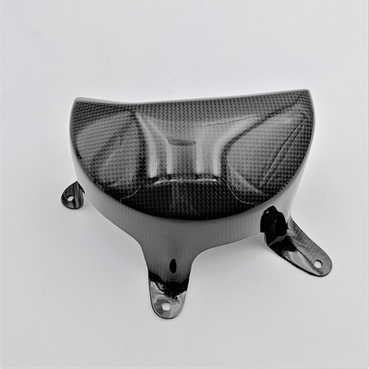 PROTEZIONE CARTER FRIZIONE IN CARBONIO LIGHTECH COMPATIBILE PER DUCATI MULTISTRADA V4 S 2021 > 2023 1 PEZZO NERO LUCIDO CARD0730
