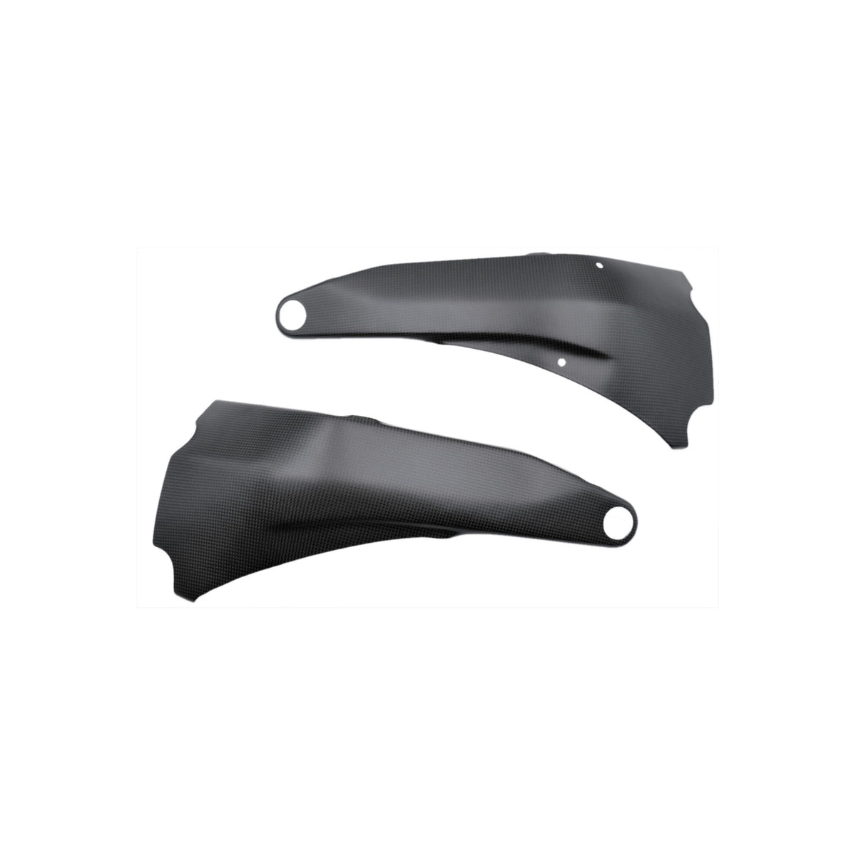 PROTEZIONI TELAIO IN CARBONIO LIGHTECH COMPATIBILE PER DUCATI STREETFIGHTER V4 S 2020 > 2024 COPPIA NERO OPACO CARD0750M