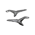 COVER SERBATOIO INFERIORE IN CARBONIO FIANCHETTI SOTTO SERBATOIO LIGHTECH COMPATIBILE PER DUCATI STREETFIGHTER V4 2020 > 2024 COPPIA NERO LUCIDO CARD0780