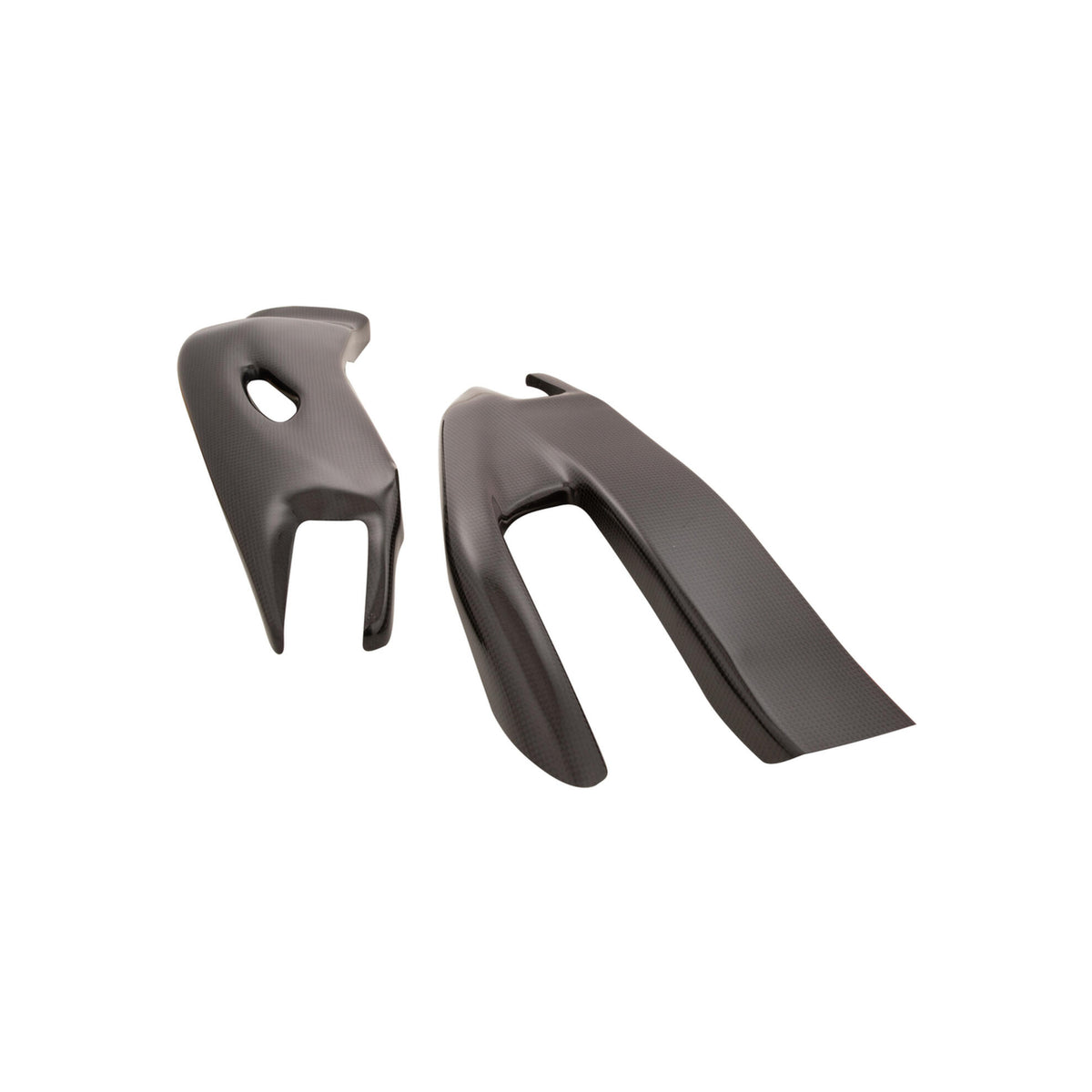 PROTEZIONI FORCELLONE IN CARBONIO LIGHTECH COMPATIBILE PER HONDA CBR1000RR 2017 > 2019 COPPIA NERO LUCIDO CARH1760