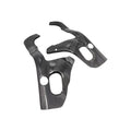 PROTEZIONI TELAIO IN CARBONIO LIGHTECH COMPATIBILE PER HONDA CBR600RR 2007 > 2026 COPPIA NERO LUCIDO CARH6550