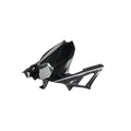 PARAFANGO POSTERIORE IN CARBONIO LIGHTECH COMPATIBILE PER KAWASAKI ZX4RR 2024 > 2025 1 PEZZO NERO LUCIDO CARK0420