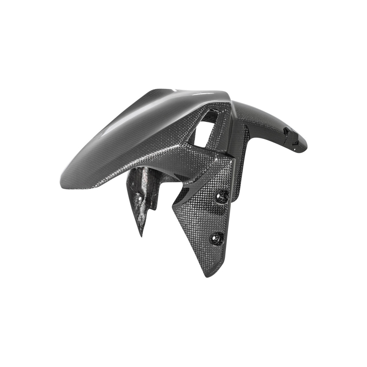 PARAFANGO ANTERIORE IN CARBONIO LIGHTECH COMPATIBILE PER KAWASAKI Z900 2017 > 2026 1 PEZZO NERO LUCIDO CARK8010
