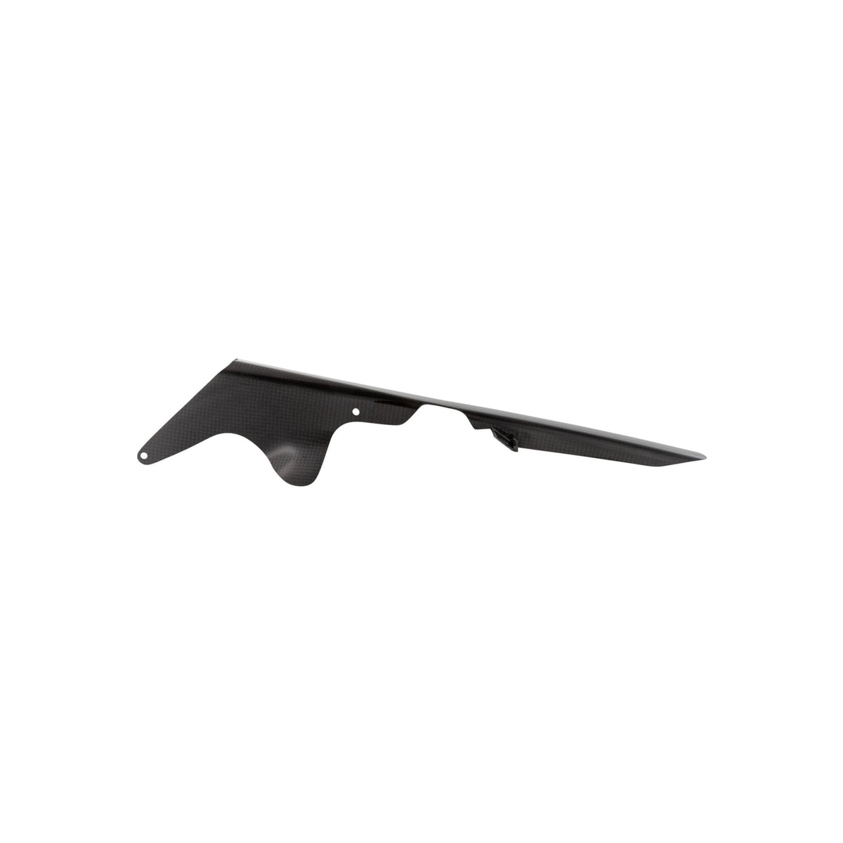 PARACATENA IN CARBONIO LIGHTECH COMPATIBILE PER KAWASAKI ZX636 2009 > 2025 1 PEZZO NERO LUCIDO CARK9512