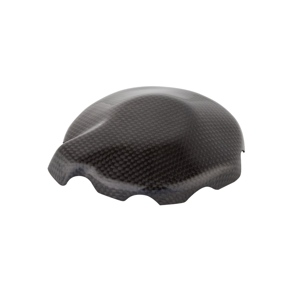 PROTEZIONE CARTER ALTERNATORE IN CARBONIO LIGHTECH COMPATIBILE PER KAWASAKI ZX6R 2009 > 2025 1 PEZZO NERO LUCIDO CARK9540