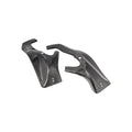 PROTEZIONI TELAIO IN CARBONIO LIGHTECH COMPATIBILE PER KAWASAKI ZX6R 2009 > 2025 COPPIA NERO LUCIDO CARK9550