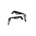 PROTEZIONI TELAIO IN CARBONIO LIGHTECH COMPATIBILE PER TRIUMPH STREET TRIPLE 765 R 2017 > 2024 COPPIA NERO LUCIDO CART2450