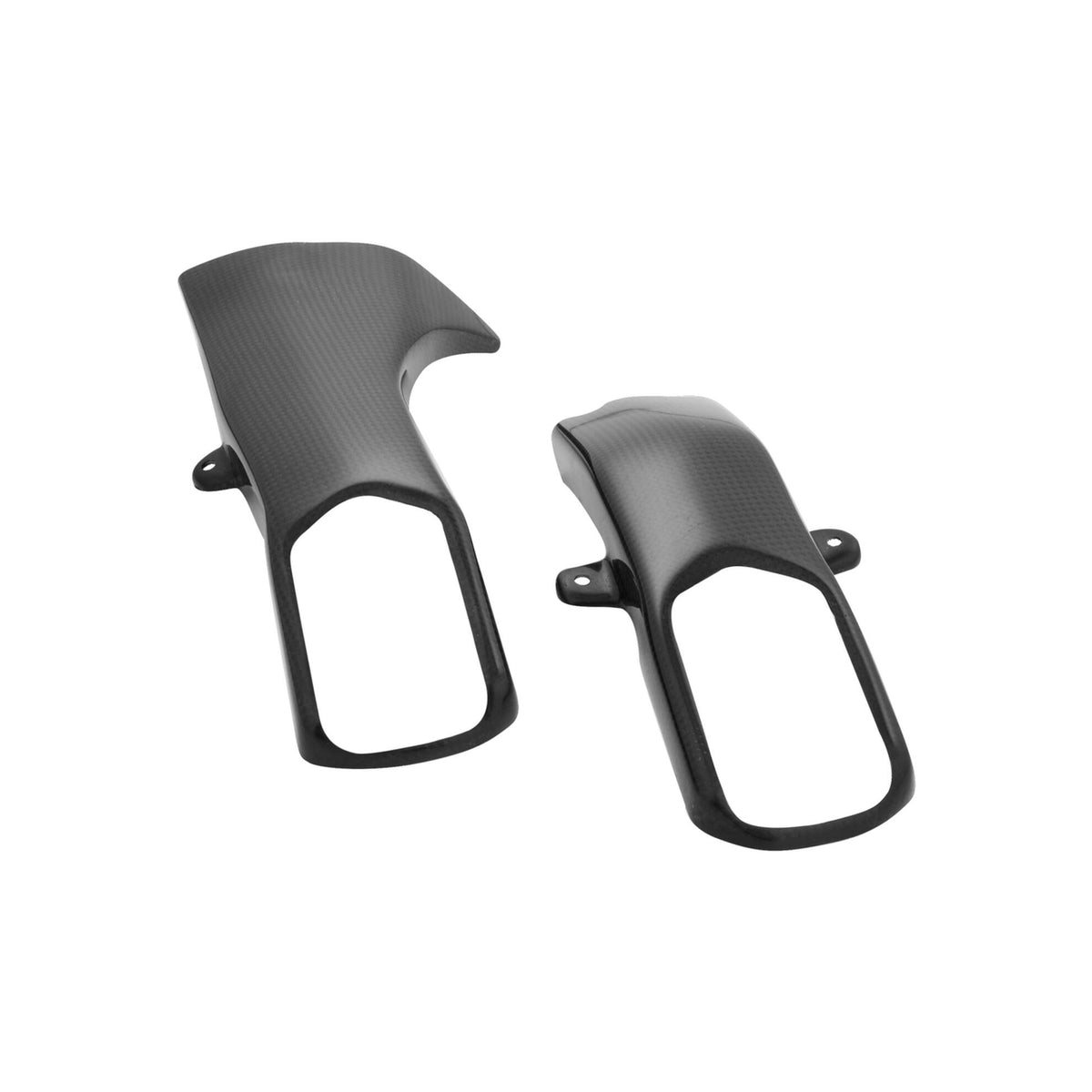 PROTEZIONI FORCELLONE IN CARBONIO LIGHTECH COMPATIBILE PER YAMAHA TMAX 530 2012 > 2016 COPPIA NERO LUCIDO CARY4660