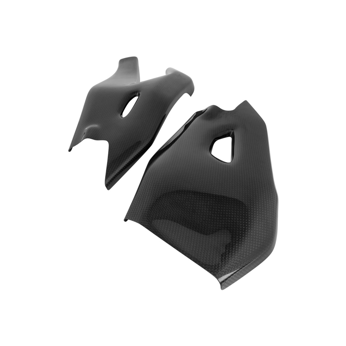 PROTEZIONI FORCELLONE IN CARBONIO LIGHTECH COMPATIBILE PER YAMAHA MT 10 2016 > 2021 COPPIA NERO LUCIDO CARY5060