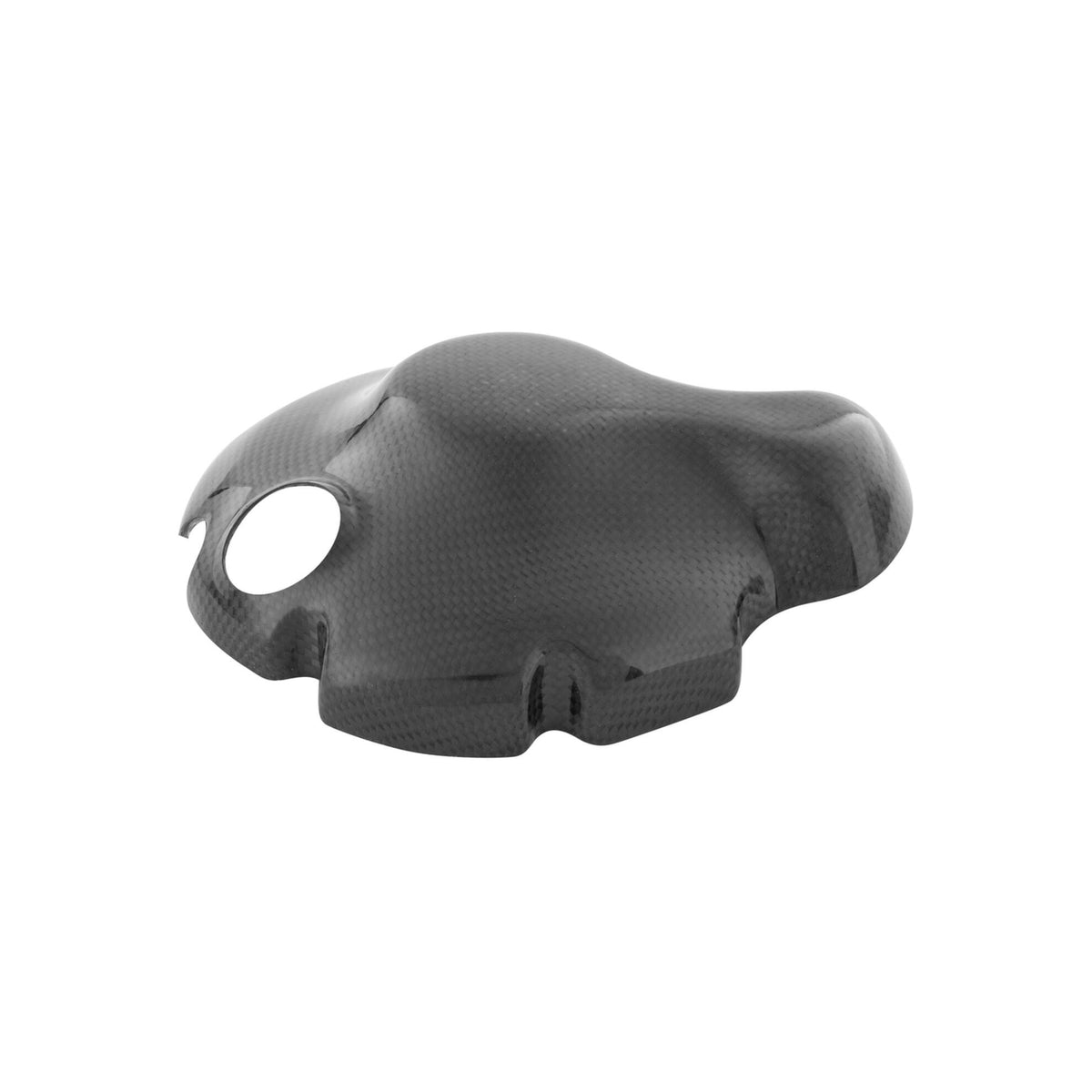 PROTEZIONE CARTER FRIZIONE IN CARBONIO LIGHTECH COMPATIBILE PER YAMAHA R6 2006 > 2024 1 PEZZO NERO LUCIDO CARY9930