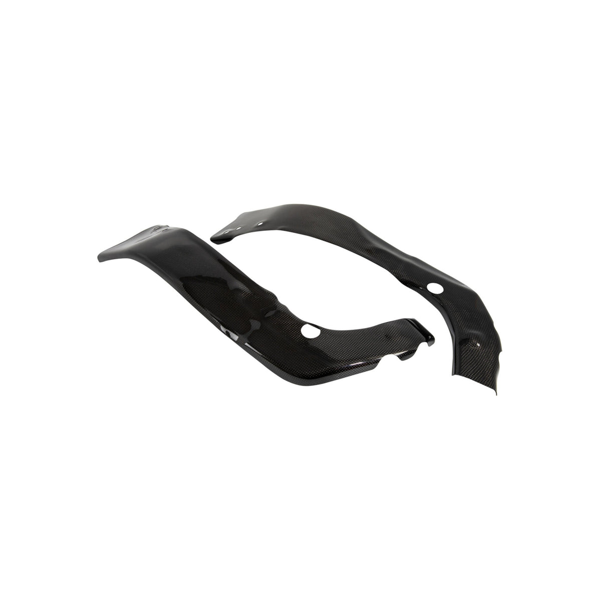 PROTEZIONI TELAIO IN CARBONIO LIGHTECH COMPATIBILE PER YAMAHA R6 2006 > 2016 COPPIA NERO LUCIDO CARY9950