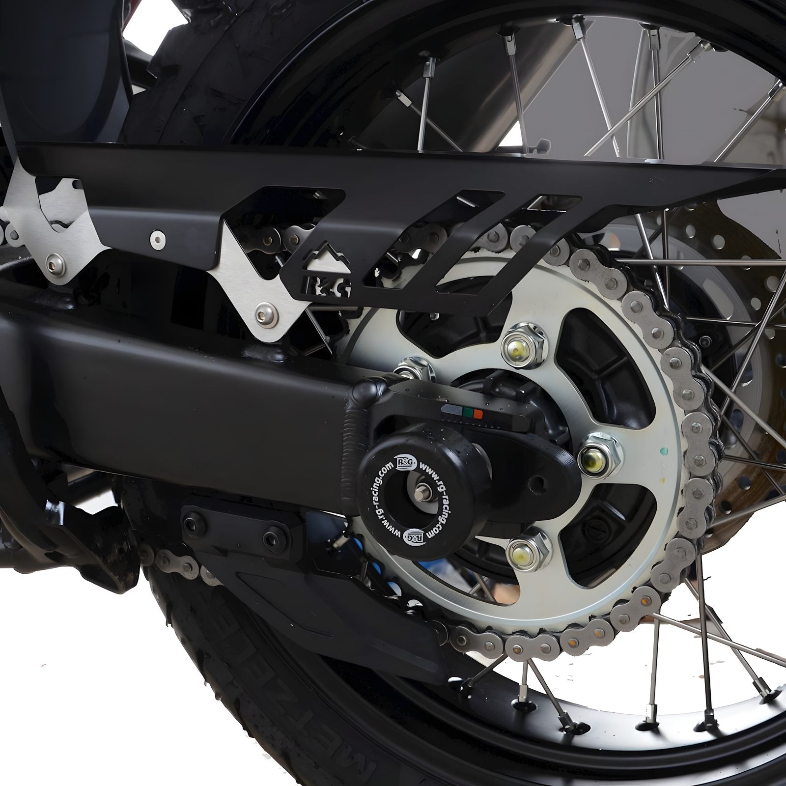 PARACATENA R&G PER HONDA CRF 1100 L AFRICA TWIN STANDARD MODEL 2020 > 2023 NERO