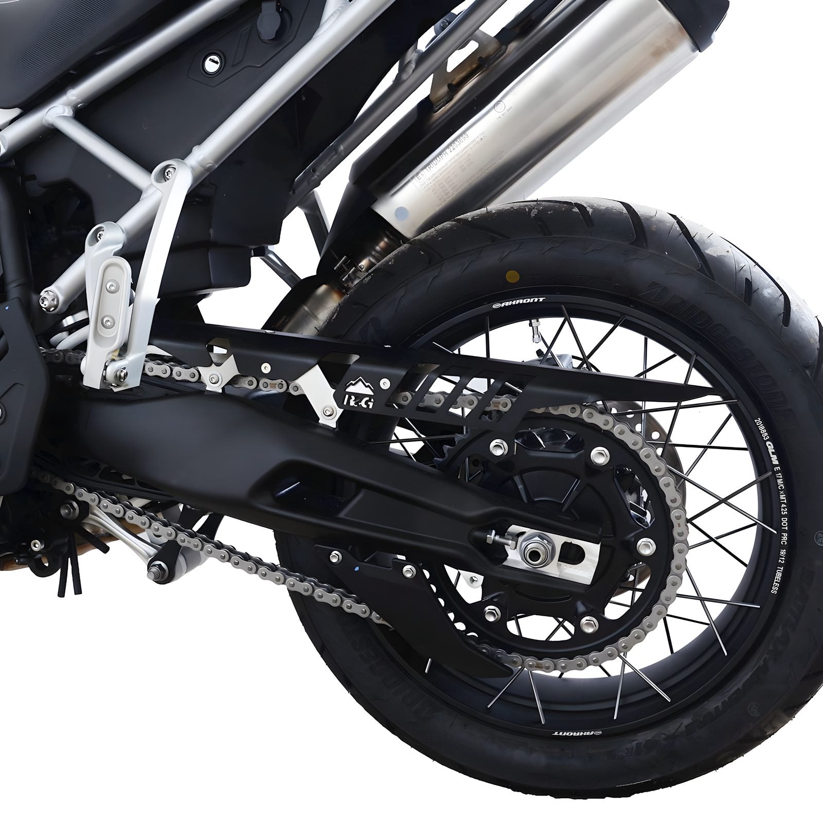 PARACATENA R&G COMPATIBILE PER TRIUMPH TIGER 900 2020 > 2025 NERO CG0025BK