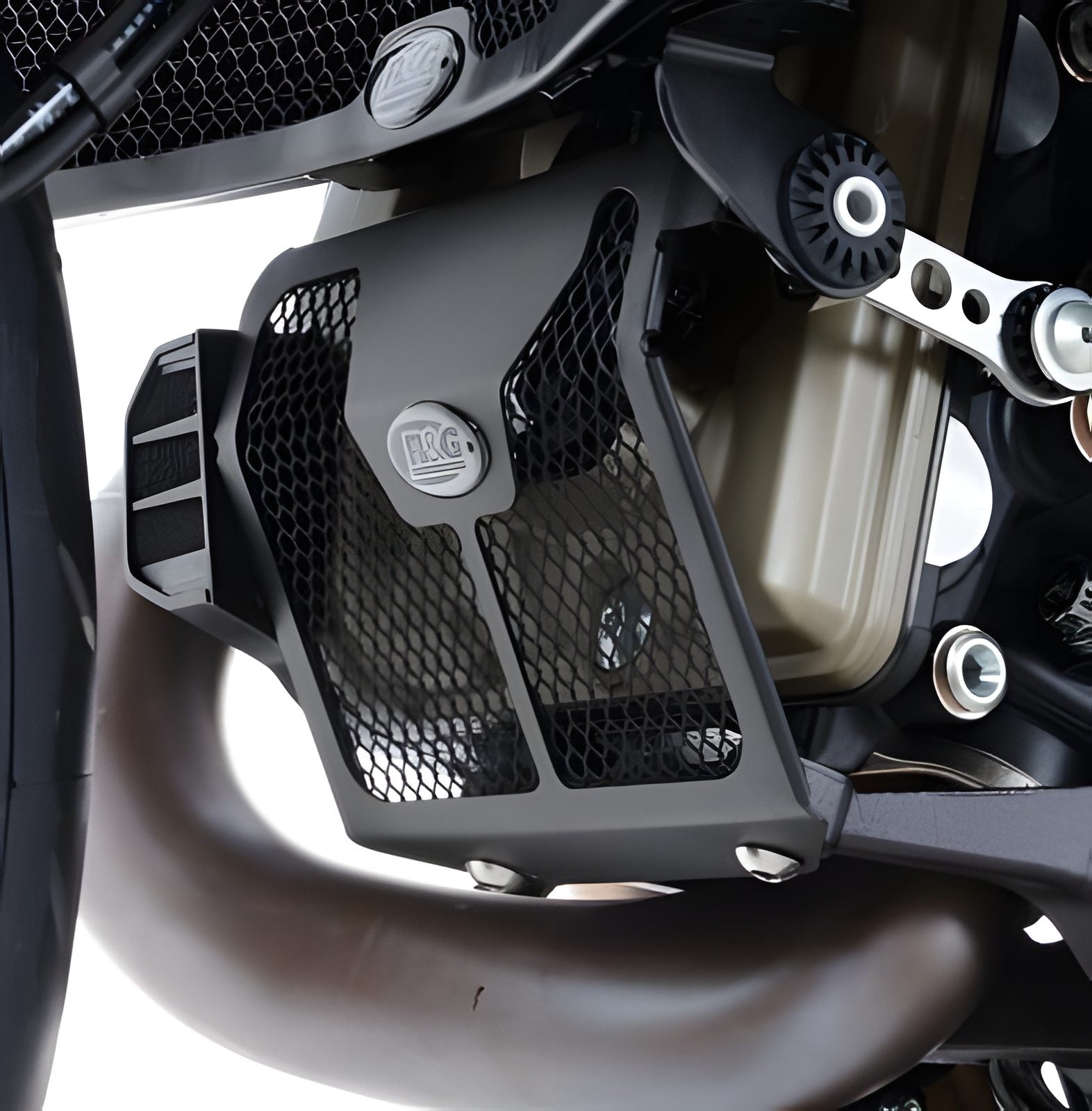 PROTEZIONE ANTERIORE CILINDRO R&G PER DUCATI MONSTER 1200 S 2014 > 2016 ROSSO