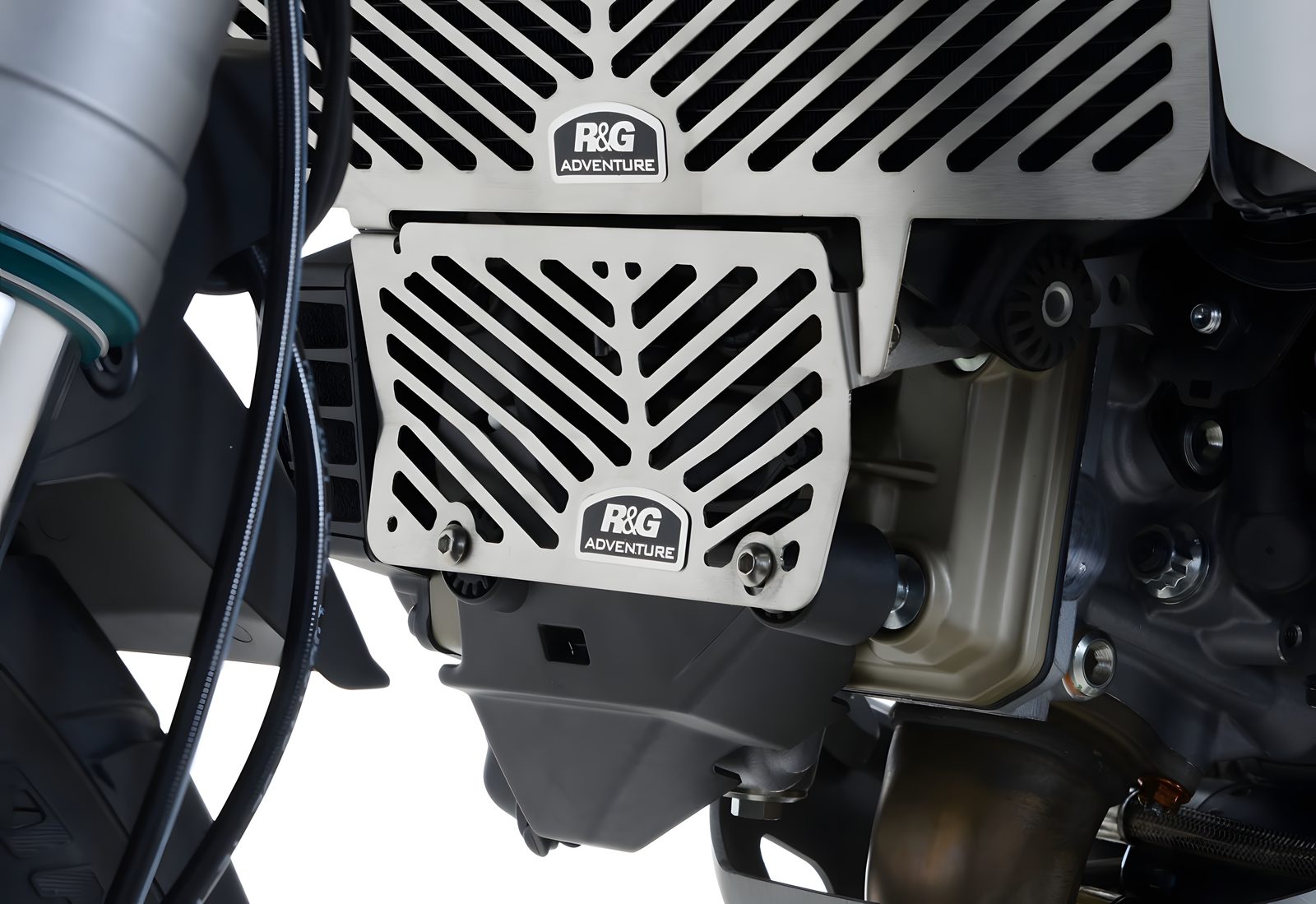 PROTEZIONE CILINDRO ANT.R&G PER DUCATI MULTISTRADA 1200 ENDURO 2016 > 2018 INOX