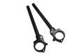 SEMIMANUBRI ERGAL ACCOSSATO COMPATIBILE PER KAWASAKI ZX-9R 900 1994 > 1997 Ø52 DRITTI REGOLABILI INCLINAZIONE DA 6 A 10 GRADI TUBI NERO CP007N-48-N