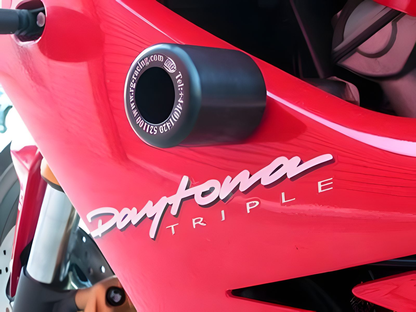 R&G TAMPONI CLASSIC PER TRIUMPH DAYTONA 675 2005 > 2012 28MM FORI CP0173BL