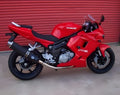PROTEZIONI TELAIO TAMPONI R&G PER HYOSUNG GT 650R / S FORI CARENA NERO CP0189BL