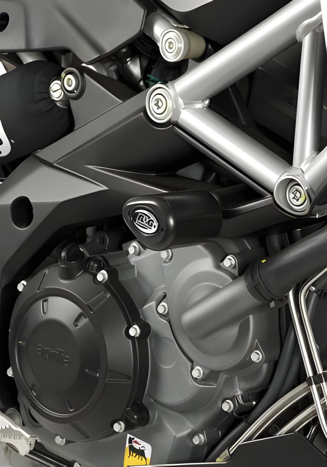 R&G PROTEZIONE TAMPONI ANTICADUTA AERO PER APRILIA CAPONORD 1200 2013 > 2018