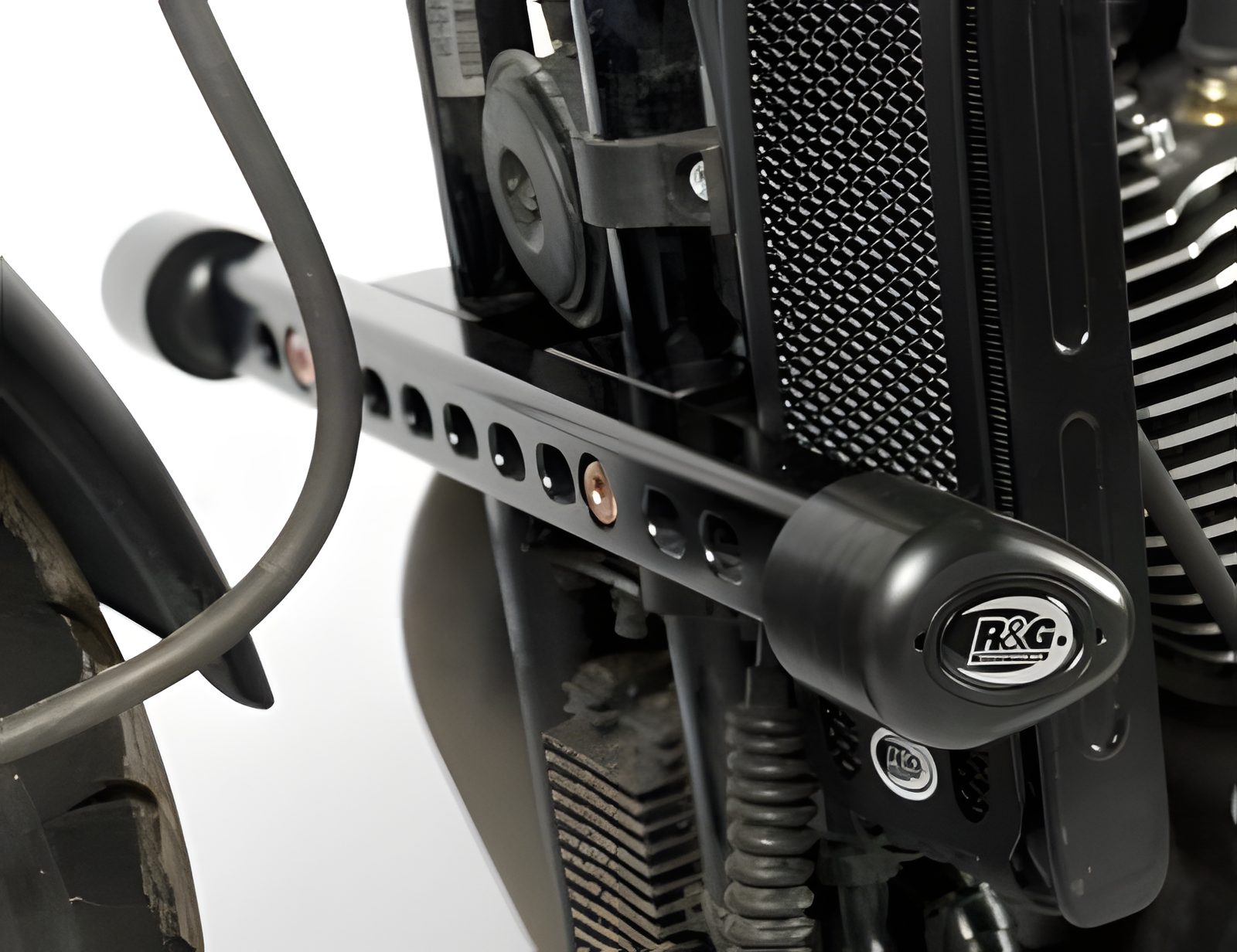 R&G PROTEZIONE TAMPONI ANTICADUTA AERO PER HARLEY DAVIDSON XR 1200 2008 > 2012