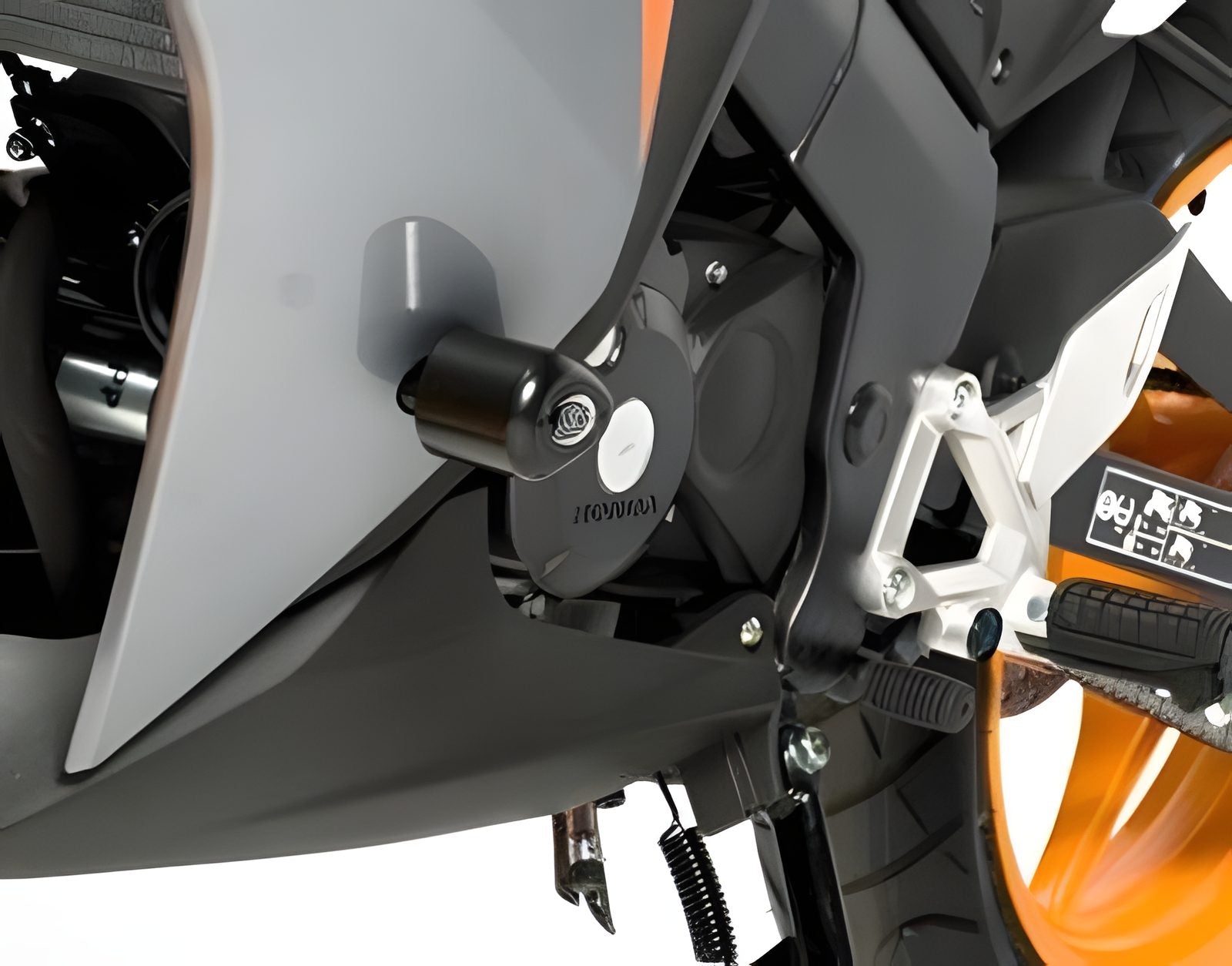 R&G PROTEZIONE TAMPONI ANTICADUTA AERO STYLE PER HONDA CBR 125 R 2011 > 2017