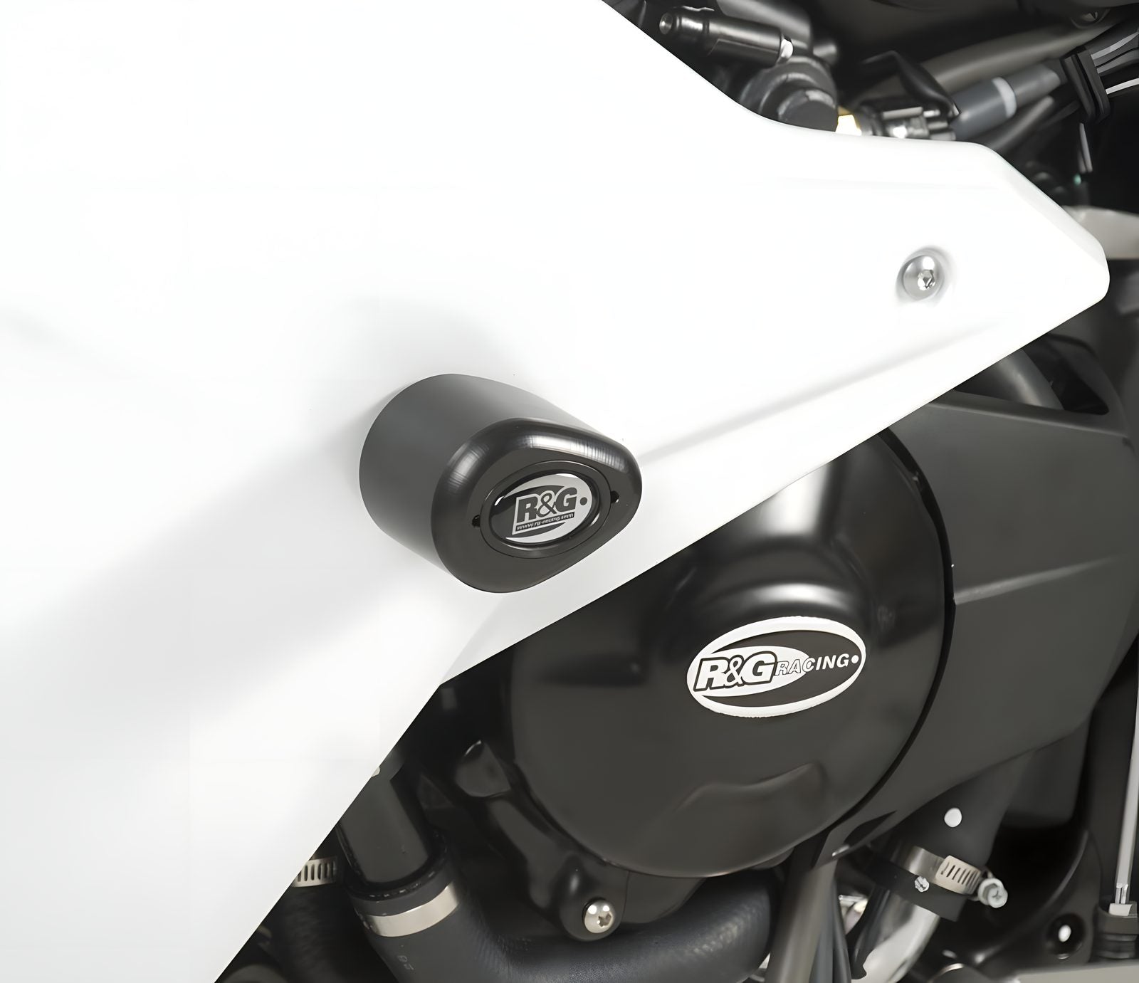 R&G PROTEZIONE TAMPONI AERO PER HONDA CBR 600 F 2011 > 2014 28MM FORI CP0282BL