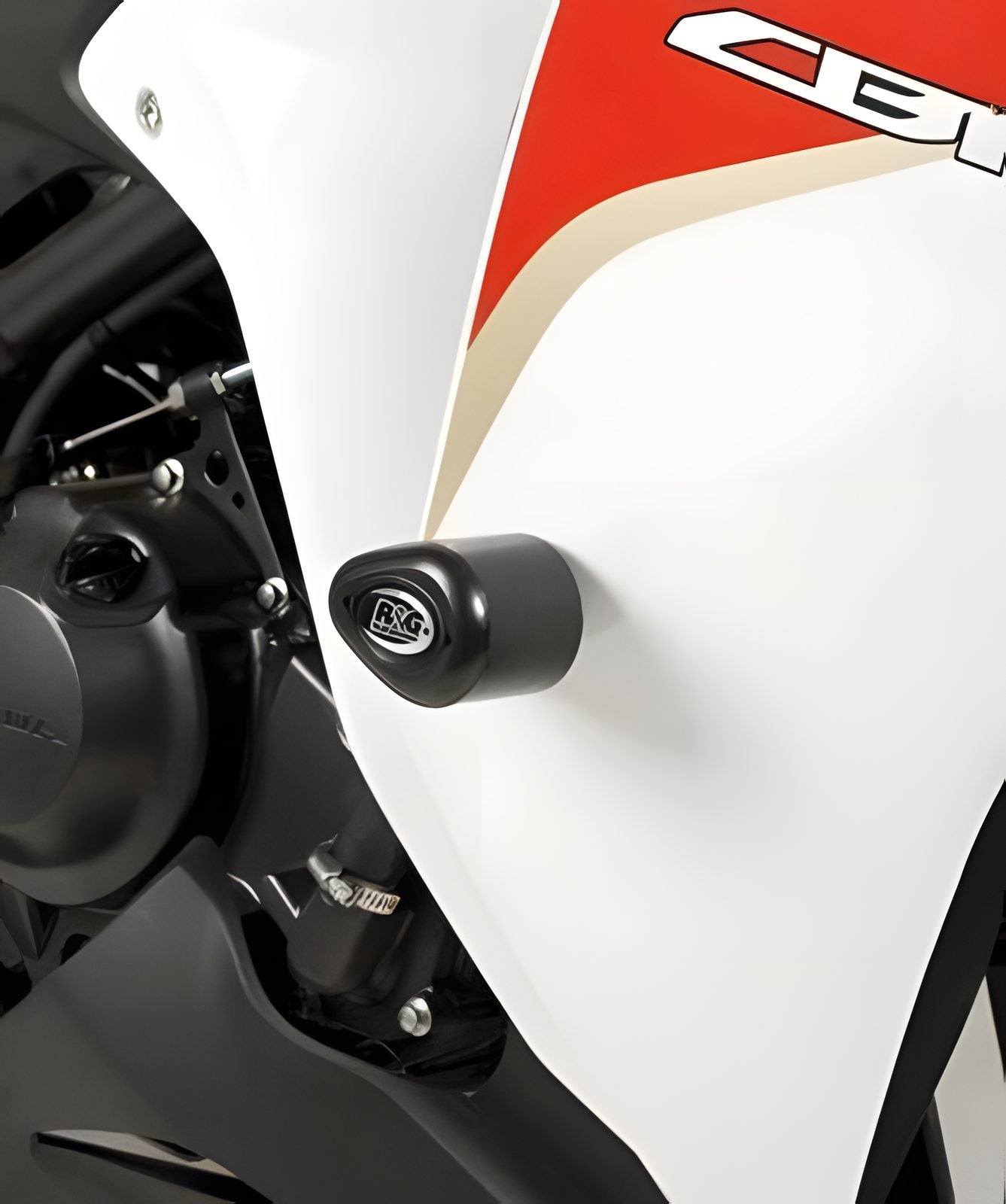 R&G PROTEZIONE TAMPONI AERO PER HONDA CBR 250 R 2011 > 2015 28MM FORI CP0285BL