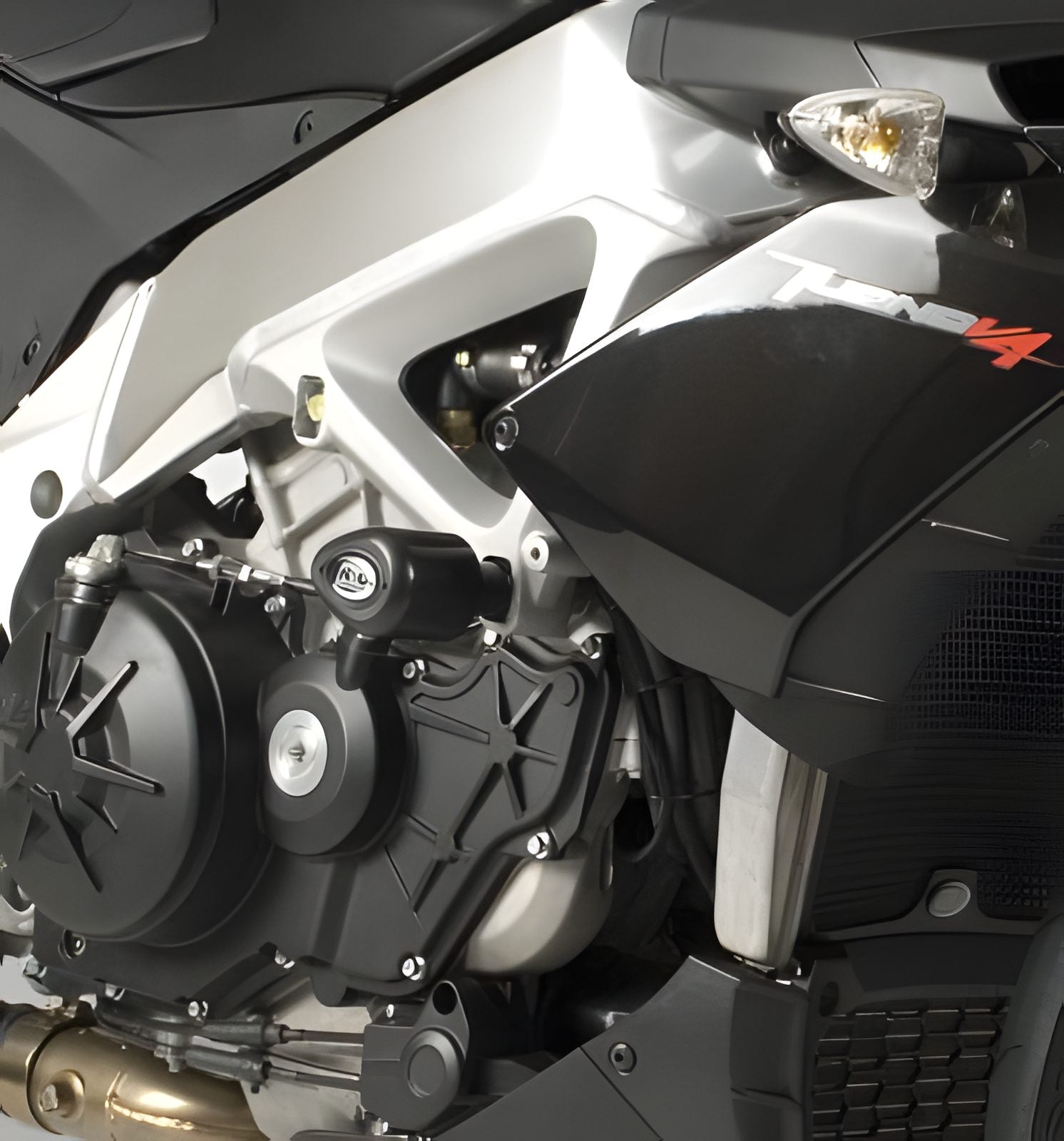 R&G PROTEZIONE TAMPONI AERO PER APRILIA TUONO V4 1100 2015 > 2018 NO MOD 0291BL