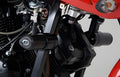 PROTEZIONI TELAIO R&G PER HYOSUNG GT 125R / 250R NO FORI CARENA NERO CP0296BL