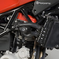 PROTEZIONI TELAIO R&G PER HUSQVARNA NUDA 900 / R 2012 NO FORI CARENA NERO CP0306